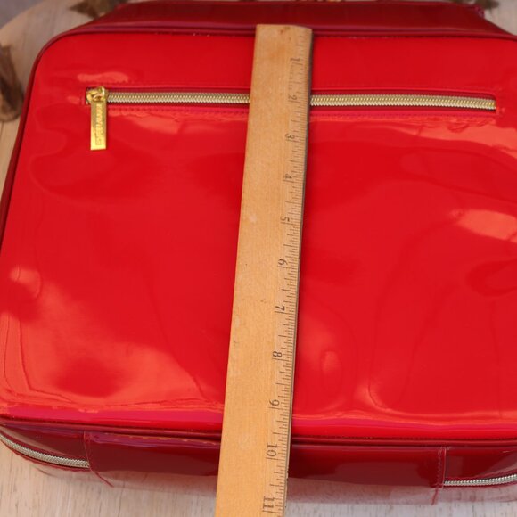 Estee Lauder Make Up Bag Red Case Cosmetic Bag - Picture 10 of 15